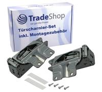 Trade-Shop Lot de 2 charnières supérieures de réfrigérateur compatibles avec Neff G4344X0 G4344X4 G4344X6 G434X7 G4344X7RU G4344XFF0 GU12C G4344