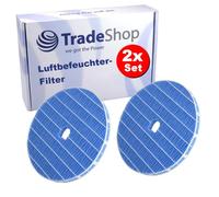 Trade-Shop Lot de 2 éléments d'humidification, filtre à air, compatibles avec les purificateurs d'air Philips AC2721 AC2726 AC2729 AC2729/10 Series 2000, 2000i