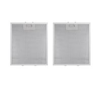 Trade-Shop Lot de 2 filtres à graisse métalliques compatibles avec Profilo DVA300B DVA300S, Superser 5BD461X 5BD491X, Tecnik LC1TIE1GB LC2TIE1GB LC3TIE1GB LC4TIE1GB