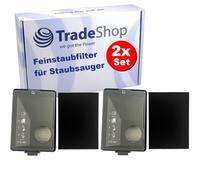 Trade-Shop Lot de 2 filtres à poussière fine compatibles avec Miele, Boost, CX1, remplace CX-FSF, 11639250, 11169285 / Accessoires pour aspirateur