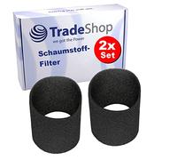 Trade-Shop Lot de 2 filtres en mousse pour aspirateur compatibles avec Rowenta Allround NT RU-30.1, RU-100, RU-101, RU-105, filtre central Budget WVC 1600