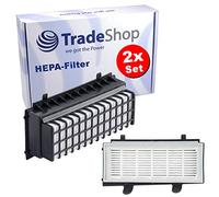Trade-Shop Lot de 2 filtres HEPA compatibles avec tous les modèles de la série Bosch BGS5 / Relaxx'x - remplace 573928 577281 575665 00573928 00577281 BBZ161HF
