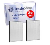 Trade-Shop Lot de 2 filtres HEPA de rechange compatibles avec Philips HU5930/10 HU5931/11 remplace FY1114/10 / purificateur d'air de rechange