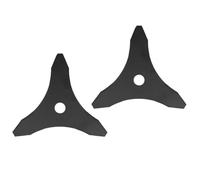 Trade-Shop Lot de 2 lames de coupe à 3 dents 255 x 25,4 x 1,4 mm Compatible avec STIHL FS55 FS56 FS80 FS85 FS90R FS100 F108