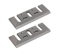 Trade-Shop Lot de 2 lames de rabot réversibles HSS 82 x 29 x 3 mm compatibles avec Makita 1923H 1923HO M102 MI900 KP0810, Hitachi F20 F20A FP20A