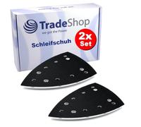 Trade-Shop Lot de 2 plaques abrasives 100 x 150 mm compatibles avec Festool DS400, DTS400, DTSC400 remplace 493723 (SSH-STF-Delta100 x 150/7)