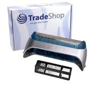 Trade-Shop Lot de 20 films de rasage + bloc de lame compatible avec Braun Series 1 : 170 170s-1 180 190 190s 190s-1 rasoir/lame avec cadre + couteau