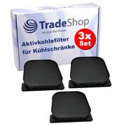 Trade-Shop Lot de 3 filtres à charbon actif pour réfrigérateur compatibles avec Liebherr 7440021, 7440021-00, 9096989, 9882460, 9882429, 988246000, 988246001
