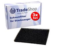 Trade-Shop Lot de 3 filtres à mousse/tapis filtrant/filtre de protection du moteur/filtre anti-poussière compatibles avec les aspirateurs AEG Vampyr série Vampyr CE 220 CE 250 CE 270