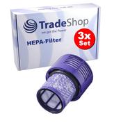 Trade-Shop Lot de 3 filtres HEPA compatibles avec Dyson Cyclone V10 SV12 séries comme V10 Absolute, Animal, Fluffy, Motorhead, Total Clean/lavables et réutilisables