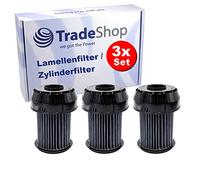 Trade-Shop Lot de 3 filtres pour aspirateur Bosch BGS 6225 GB/01 GS-60 PET HAIR DOUBLE HEPA, BGS6225AU01, BGS 6225 AU/01 ROXX'X ANIMAL