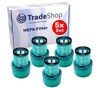 Trade-Shop Lot de 5 filtres HEPA Turquoise compatibles avec Dyson Cyclone V11 série (comme V11 Absolute, Animal, Fluffy, Total Clean) remplace SV14 970013-02