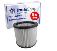 Trade-Shop Lot de 5 filtres ronds compatibles avec aspirateur multifonction Budget WVC 1600