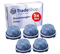 Trade-Shop Lot de 5 micro-filtres HEPA pour aspirateur, compatibles avec Samsung VS15T7031R1/EN VS20R9076T7/EG VS20R9046S3/EN remplace DJ9702649A DJ9702649B