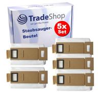 Trade-Shop Lot de 5 sacs d'aspirateur compatibles avec Xiaomi Roborock S7 S7+ T7 T7plus T7S T7S Plus Accessoires de rechange, station d'aspiration automatique