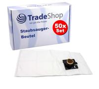 Trade-Shop Lot de 50 sacs d'aspirateur en microfibre non-tissée compatibles avec Festool CT 22, CT 33 E, CTL 20, CT 55, CTM 22, CTM 33 remplace 452970, 452971, 494632