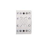 Trade-Shop Plateau abrasif 80 x 130 mm compatible avec Festool RS 400, RTS 400, RTS 400 REQ, RTSC 400 remplace 489252 (SSH-STF-80x130/12)