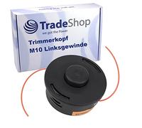 Trade-Shop Tête de tondeuse à deux fils M10 x 1,0 mm Gauche pour Stihl FR131 T, FR410 C-E, FR460 TC-EM/Débroussailleuse à dos