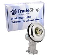Trade-Shop Tête de transmission 7 dents 26 mm compatible avec Einhell BG-BC43, GB-BC52, GC-BC 31-4S, GC-BC 52 I AS Compatible avec Arebos 5 en 1