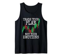 Trade Your Plan Not Your Emotions Trading Investor Actions Débardeur