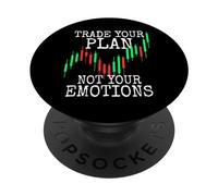Trade Your Plan Not Your Emotions Trading Investor Actions PopSockets PopGrip Adhésif