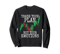 Trade Your Plan Not Your Emotions Trading Investor Actions Sweatshirt