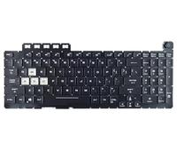 tradebit - Clavier pour Asus Tuf Gaming FX506 FX706 RGB LED QWERTY US