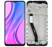tradebit Écran LCD d'origine et écran tactile de remplacement pour Xiaomi Redmi Note 9 IPS cadre REF pièces de rechange pour smartphone