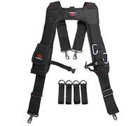 TradeGear Électricien'S Ceinture & Sac Combo - Heavy Duty Électricien Ceinture porte-outils conçu pour le confort et durabilité maximum - Idéal pour tout Outils Électricien BRETELLES