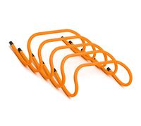 Trademark Innovations 6" Speed Training Hurdles Pack of 5 Haies d'entraînement de Vitesse Unisexe, Orange