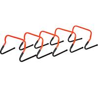Trademark Innovations Set of 5 Adjustable Speed Training Hurdles by (Orange) Lot de 5 Haies d'entraînement à Vitesse réglable Unisexe