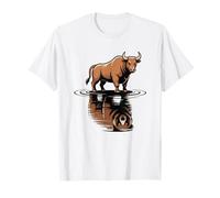 Trader boursier Bull Bear Reflection T-Shirt