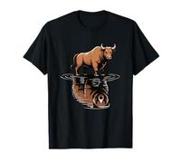 Trader boursier Bull Bear Reflection T-Shirt