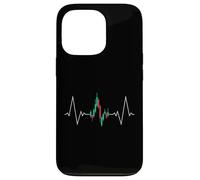 Trader Heartbeat EKG Pulse Line pour Les Fans de Trading Coque pour iPhone 13 Pro