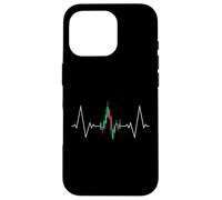 Trader Heartbeat EKG Pulse Line pour Les Fans de Trading Coque pour iPhone 16 Pro