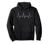 Trader Heartbeat EKG Pulse Line pour Les Fans de Trading Sweat à Capuche