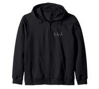 Trader Heartbeat EKG Pulse Line pour Les Fans de Trading Sweat à Capuche