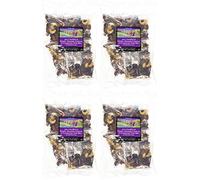 Trader Joe's Just A Handful of Simply The Best Lot de 4 sachets individuels pour amandes, noix de cajou et canneberges