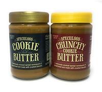 Trader Joe's Speculoos Beurre à biscuits (1 lisse et 1 croustillant) - Total de 2 bocaux - Lot de 4