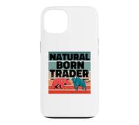 Trader né Naturel Analyste d'actions Trading d'options Coque pour iPhone 13