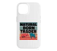 Trader né Naturel Analyste d'actions Trading d'options Coque pour iPhone 14