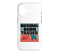 Trader né Naturel Analyste d'actions Trading d'options Coque pour iPhone 16
