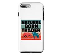 Trader né Naturel Analyste d'actions Trading d'options Coque pour iPhone 7 Plus/8 Plus