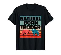 Trader né Naturel Analyste d'actions Trading d'options T-Shirt Graphique avec Valeur