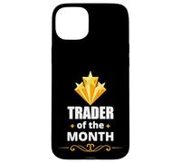 Trader of The Month Stock Market Investment Humor Coque pour iPhone 15 Plus