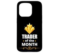 Trader of The Month Stock Market Investment Humor Coque pour iPhone 15 Pro