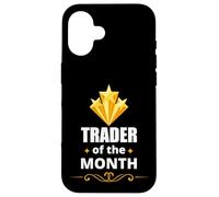 Trader of The Month Stock Market Investment Humor Coque pour iPhone 16