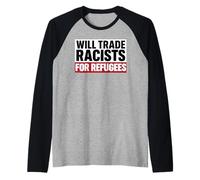 Tradera des racistes pour des réfugiés immigrants Mexique Chicano Manche Raglan