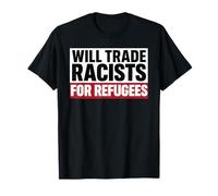 Tradera des racistes pour des réfugiés immigrants Mexique Chicano T-Shirt