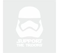 tradercat Autocollant pour voiture Star Wars Storm Trooper 10 cm x 15 cm Pour toutes les surfaces fenêtres, rétroviseurs, vitre arrière, capot, véhicule Avec instructions (français non